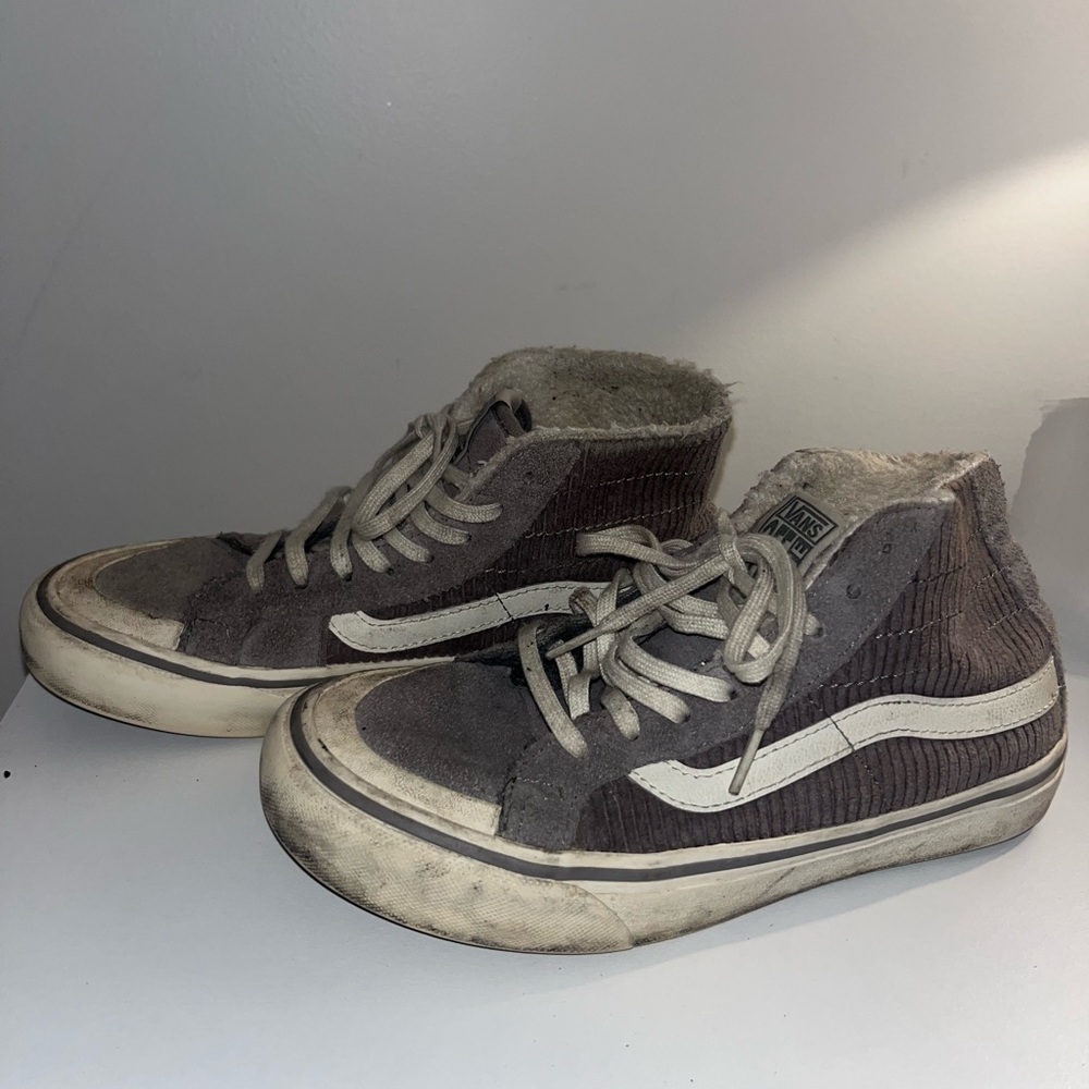 Women/ Men’s Vans Decon High-Top Sneakers| Corduroy & Sherpa| W: 6 | M: 4.5 - Picture 8 of 8